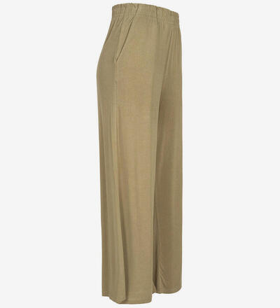 Produktbild f�r 'Damen 3/4 Modal Culotte Stoffhose Gummibund'