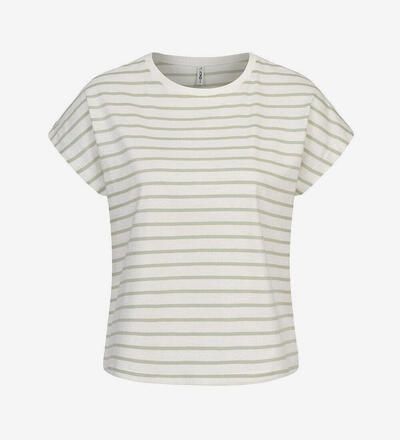 Produktbild f�r 'Damen Oversized T-Shirt Streifen Muster'