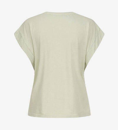 Produktbild f�r 'Damen V-Neck T-Shirt mit �rmelumschlag'