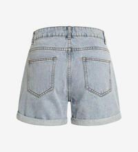 Produktbild f�r 'Damen kurze Mom-Fit Jeans Shorts Destroyed Look'
