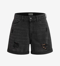 Produktbild f�r 'Damen kurze Mom-Fit Jeans Shorts Destroyed Look'