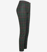 Produktbild f�r 'Damen Skinny Hose Zipper vorne Karo Muster'