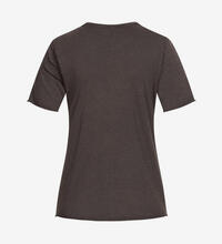 Produktbild f�r 'Damen T-Shirt Revolt Print mit Rollsaumkante phantom'